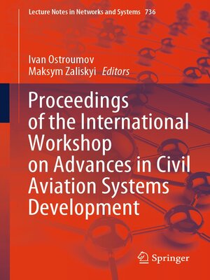 cover image of Proceedings of the International Workshop on Advances in Civil Aviation Systems Development